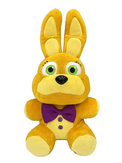 XSmart Mall Spring Bonnie/ Rabbit/ Plushtrap/ Glitchtrap Fan Made Golden/Yellow Night Plush Toy ...