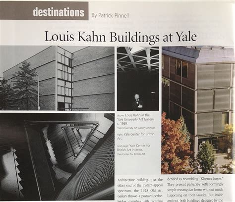 Destinations: Louis Kahn Buildings at Yale - Connecticut Explored