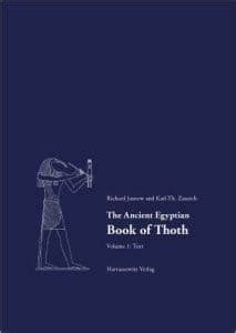 The Ancient Egyptian Book of Thoth | Near Eastern Studies | Johns ...