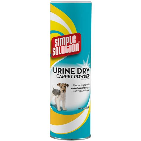 Simple Solution Urine Dry Carpet Powder | Absorbs Urine Wetness and Removes Odors | Fast Acting ...