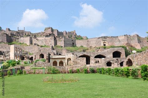 Golconda Fort in Hyderabad, India. Stock Photo | Adobe Stock