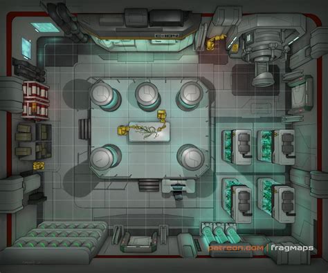 Bio Chemical Lab Battle Map : battlemaps