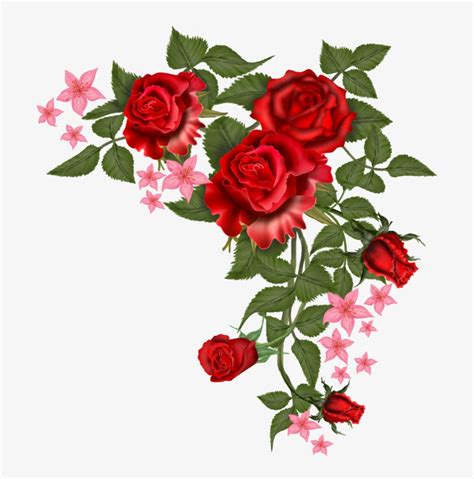 Download Flowers Vectors Free Png Transparent Image - Red Flower Vector Png Transparent PNG ...