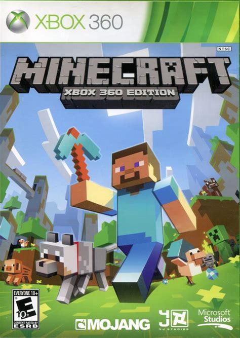 Minecraft: Xbox 360 Edition (2012) Xbox 360 box cover art - MobyGames