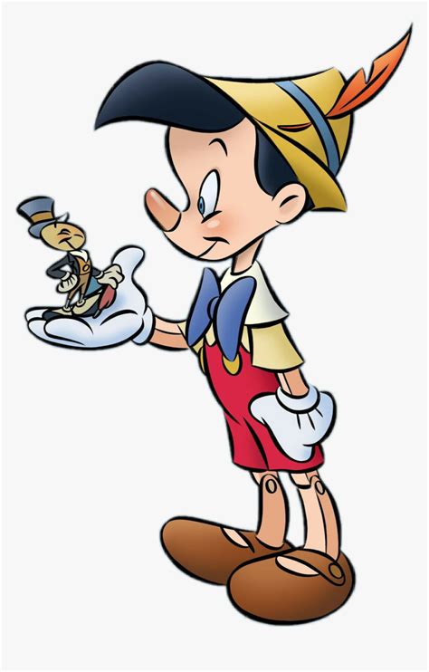 Pinocchio Jiminy Cricket Sitting, HD Png Download - kindpng