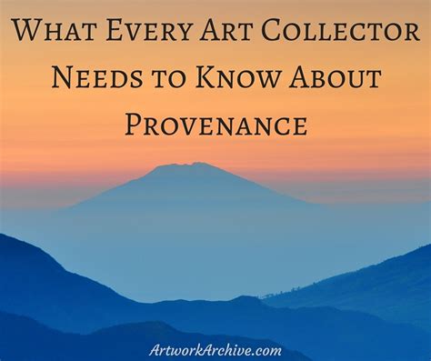 What Every Art Collector Needs to Know About Provenance | Artwork Archive