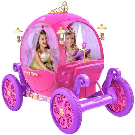 24v Disney Princess Carriage Ride-On Electric Cars For Kids Ride On Toys Girls | Princess toys ...