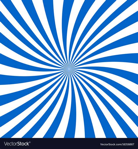 Blue and white spiral design background Royalty Free Vector