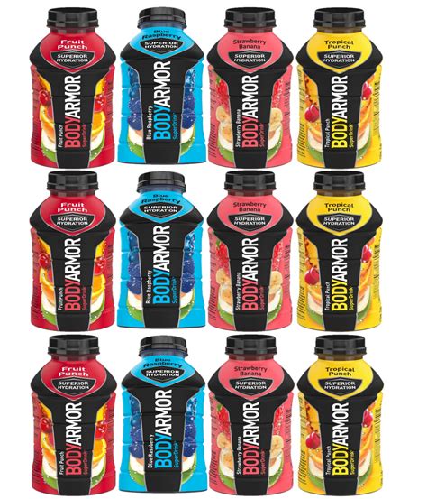 Buy BodyArmor Super Sports Drink Variety Pack, 12oz Bottles, Pack of 12 ...