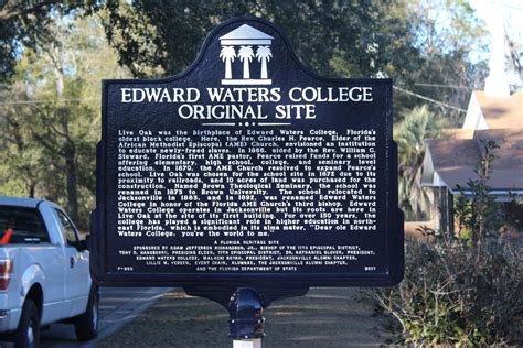 Photo: Edward Waters College Original Site Marker