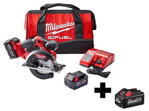 MILWAUKEE Circular Saw Kit, Cordless, Metal, 3900 RPM - 356XH6|2782-22 48-11-1865 - Grainger