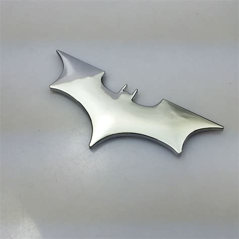 3D Metal Bats Car Stickers Metal Car Logo Badge Badge Last Batman Logo Stickers Decals ...