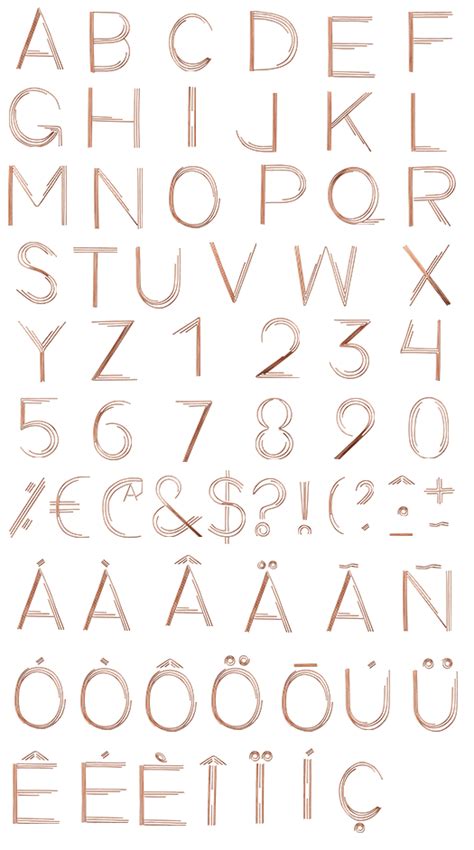 Try Metal Typeface Retro Copper Wire Font With Sweet Character