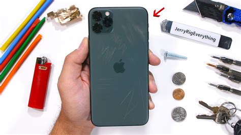 iPhone 11 Pro Max Durability Test - Back Glass Scratches? - YouTube