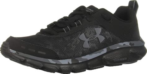 Under Armour Men's Charged Assert 8 Camo Running Shoe, Black (001 ...