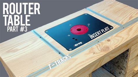 Diy Router Table Insert Plate