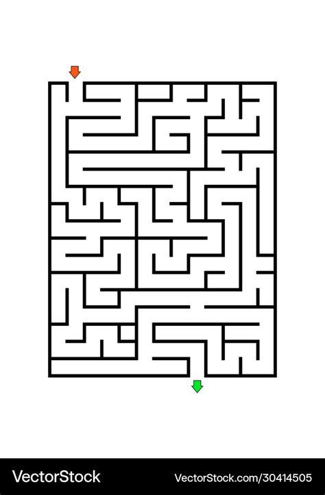 Printable mazes for kids maze games worksheet Vector Image