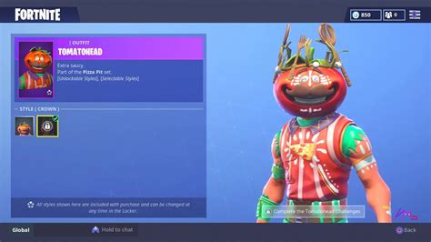 *NEW* SHOP UPDATE - CUSTOMIZABLE TOMATO HEAD SKIN! FORTNITE BATTLE ROYALE - YouTube