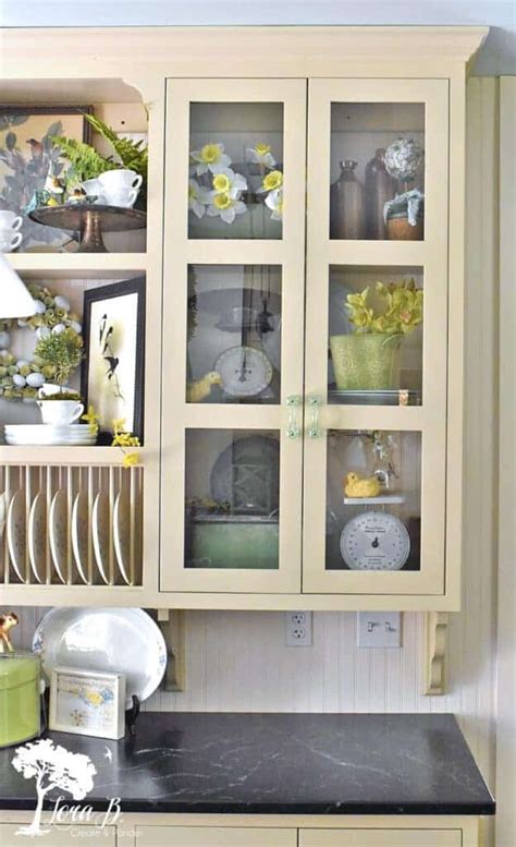 10 Styling Ideas That Make Glass Front Cabinet Displays Beautiful - Lora Bloomquist~Create & Ponder