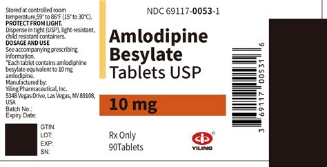 Amlodipine Besylate Tablets