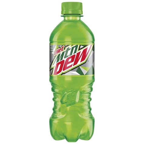 Diet Mountain Dew Citrus Soda Pop, 20 oz Bottle - Walmart.com