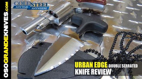 Cold Steel Urban Edge 43XLSS Push Dagger Review | OsoGrandeKnives - YouTube