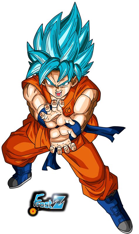 Goku Super Saiyan Blue by ChronoFz on DeviantArt