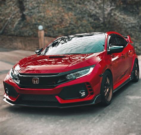 Red Honda Civic Type R Car