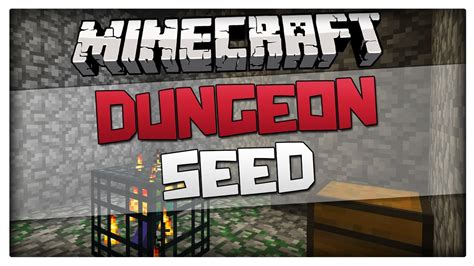 Minecraft Seeds - Dungeon Under Spawn Seed - Dungeon Seed 1.10 / 1.9 - YouTube