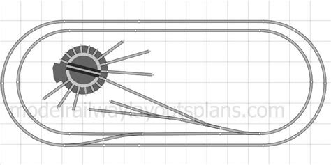 4x8 HO track plans - Model railroad layouts plansModel railroad layouts plans
