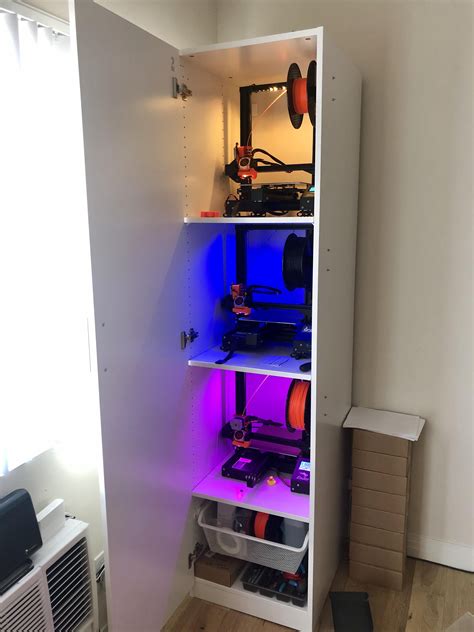 IKEA PAX Printer enclosure for 3 x Ender 3. : ender3