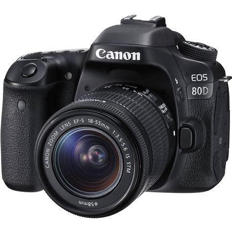 Canon EOS 80D DSLR Camera with 18-55mm Lens 1263C005 B&H Photo