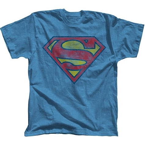 Men's DC Superman Basic Logo Short Sleeve Graphic T Shirt - Walmart.com