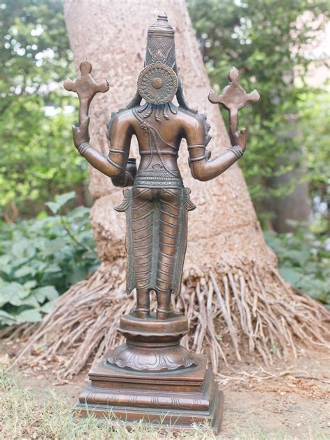 Brass Dhanvantari Statue Blessing for Long Life God of Ayurveda Divine ...