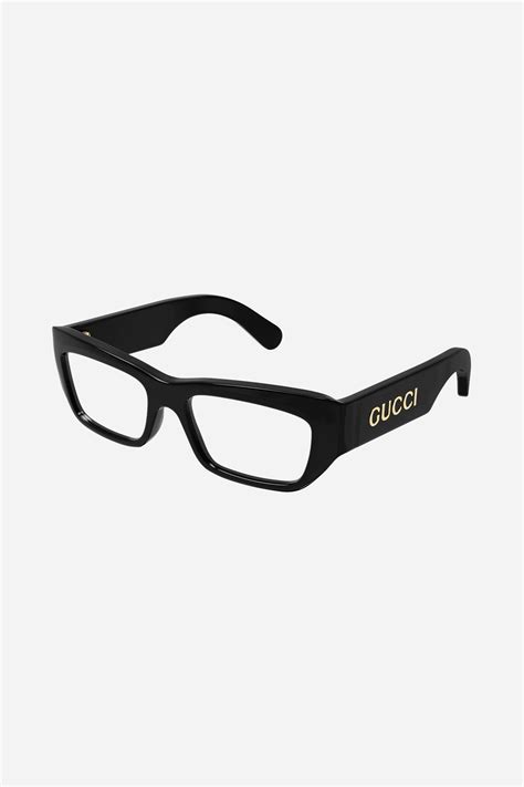 Gucci Rectangular Black Frame | Lyst