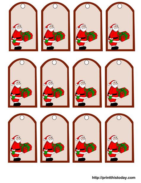 Ultimate Collection of Free Printable Christmas Gift Tags | Frugal ...