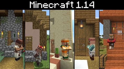 Minecraft Villager Biome Types