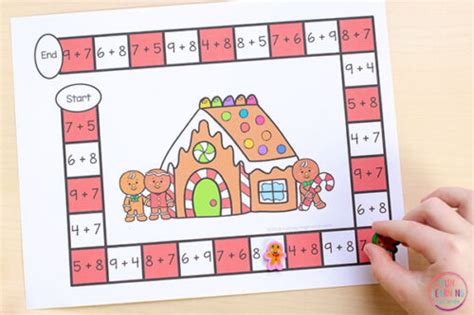 Editable Gingerbread Board Game Free Printable