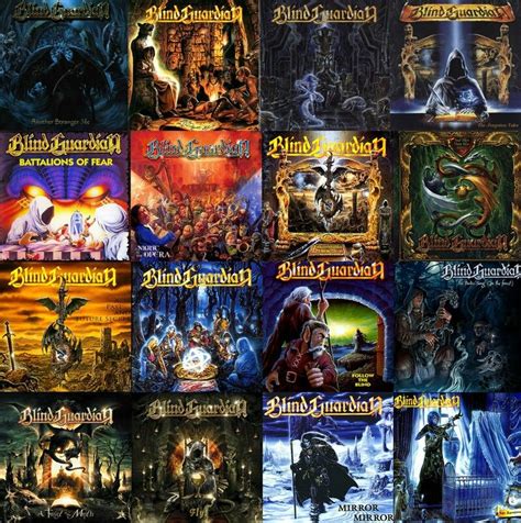 Blind Guardian Albums and some Singles :-) | Power metal, Music art ...