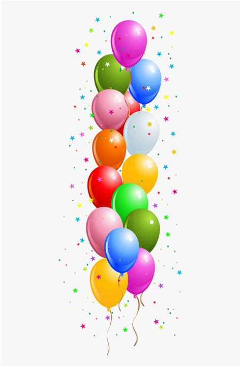 Border Birthday Balloons Clipart - Balloons Border Clip Art, HD Png ...