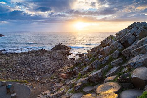 The Giant’s Causeway at Sunset