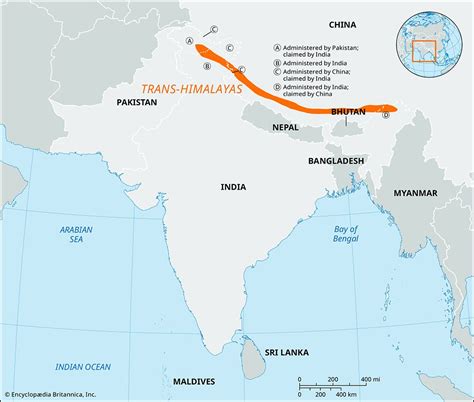 Trans-Himalayas | Map, India, & Facts | Britannica