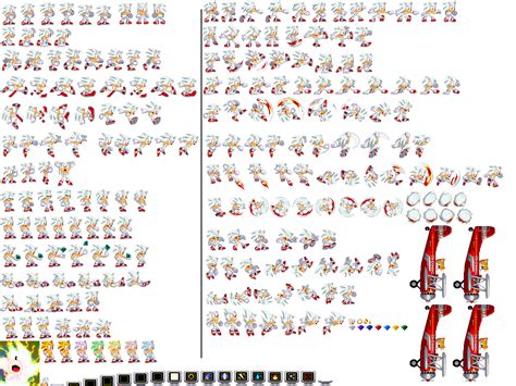 Hyper Sonic (Recolored) - Sprite Sheet by JayHyperStarX on DeviantArt