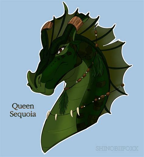 Queen Sequoia by Shinobiifoxx on DeviantArt in 2022 | Wings of fire dragons, Wings of fire, Fire art