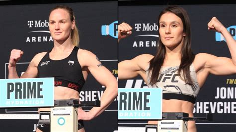 UFC 285 video: Valentina Shevchenko, Alexa Grasso make weight