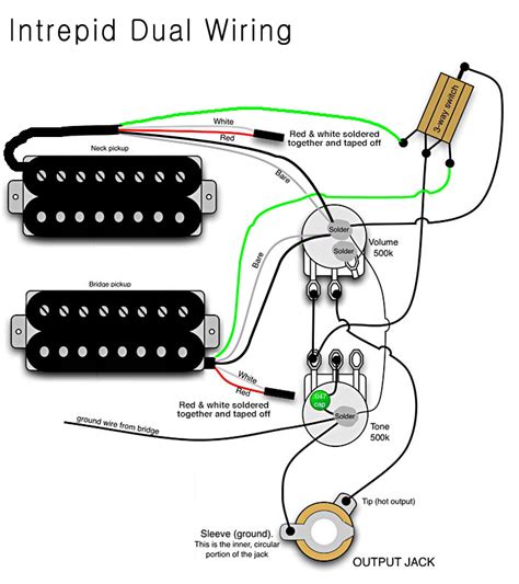 Wiring Diagram 1 Humbucker 1 Volume