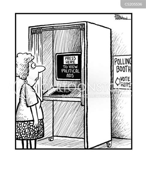 Voting Booth Cartoons and Comics - funny pictures from CartoonStock