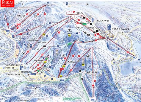 Ruka Ski Resort - skigebied met 19km piste in Finland