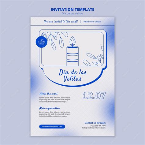 Premium PSD | Flat design dia de la velitas template