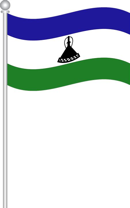 Flag Of Lesotho World - Free vector graphic on Pixabay